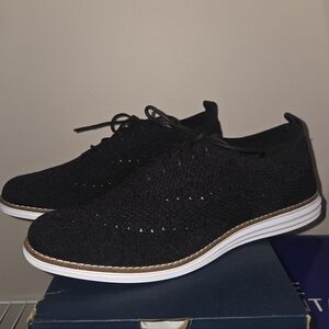 Cole Haan Black Knit Shoes
